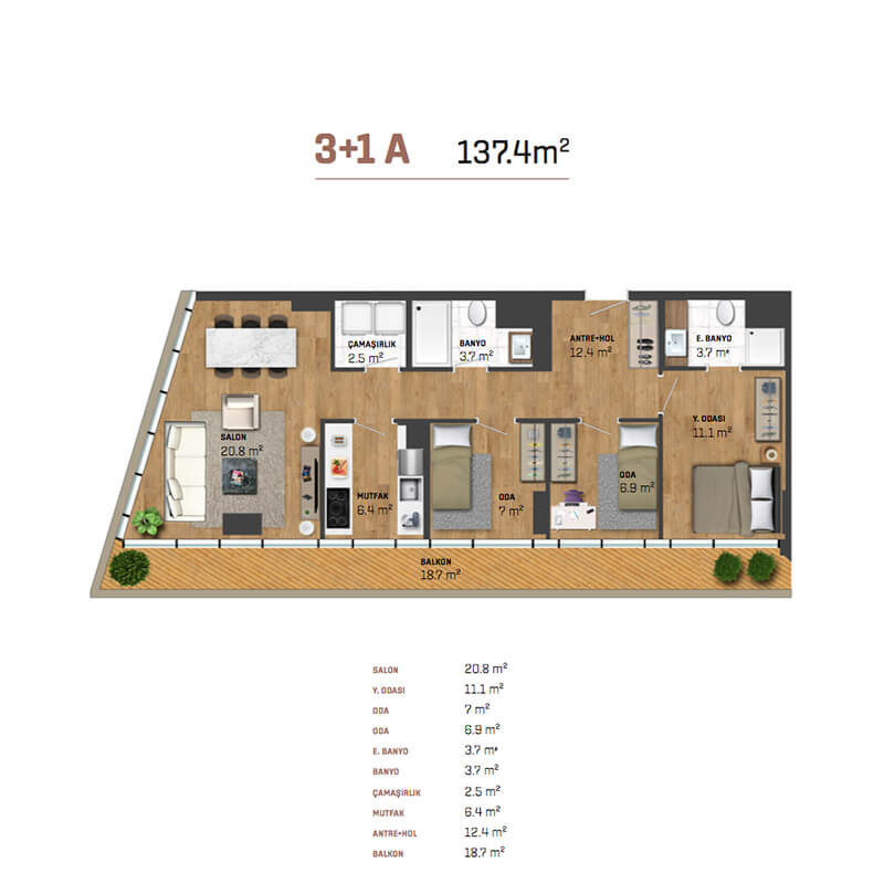 Investment opportunity in a residential project with 10 years lease guarantee