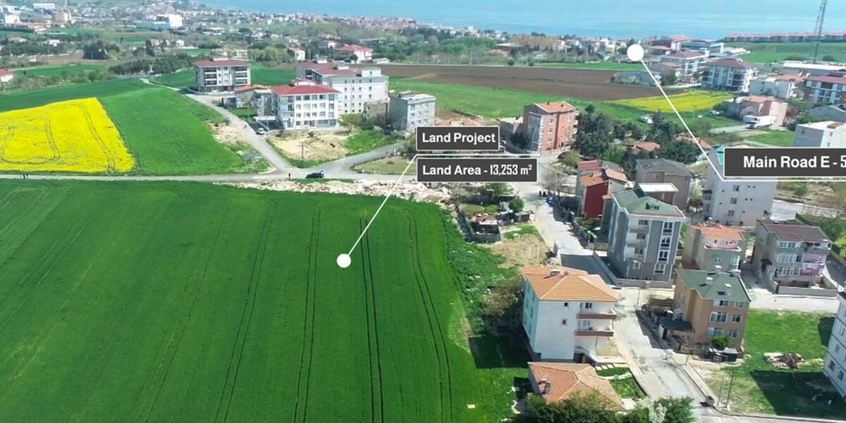 Residential land in Istanbul Silvery K-1-16