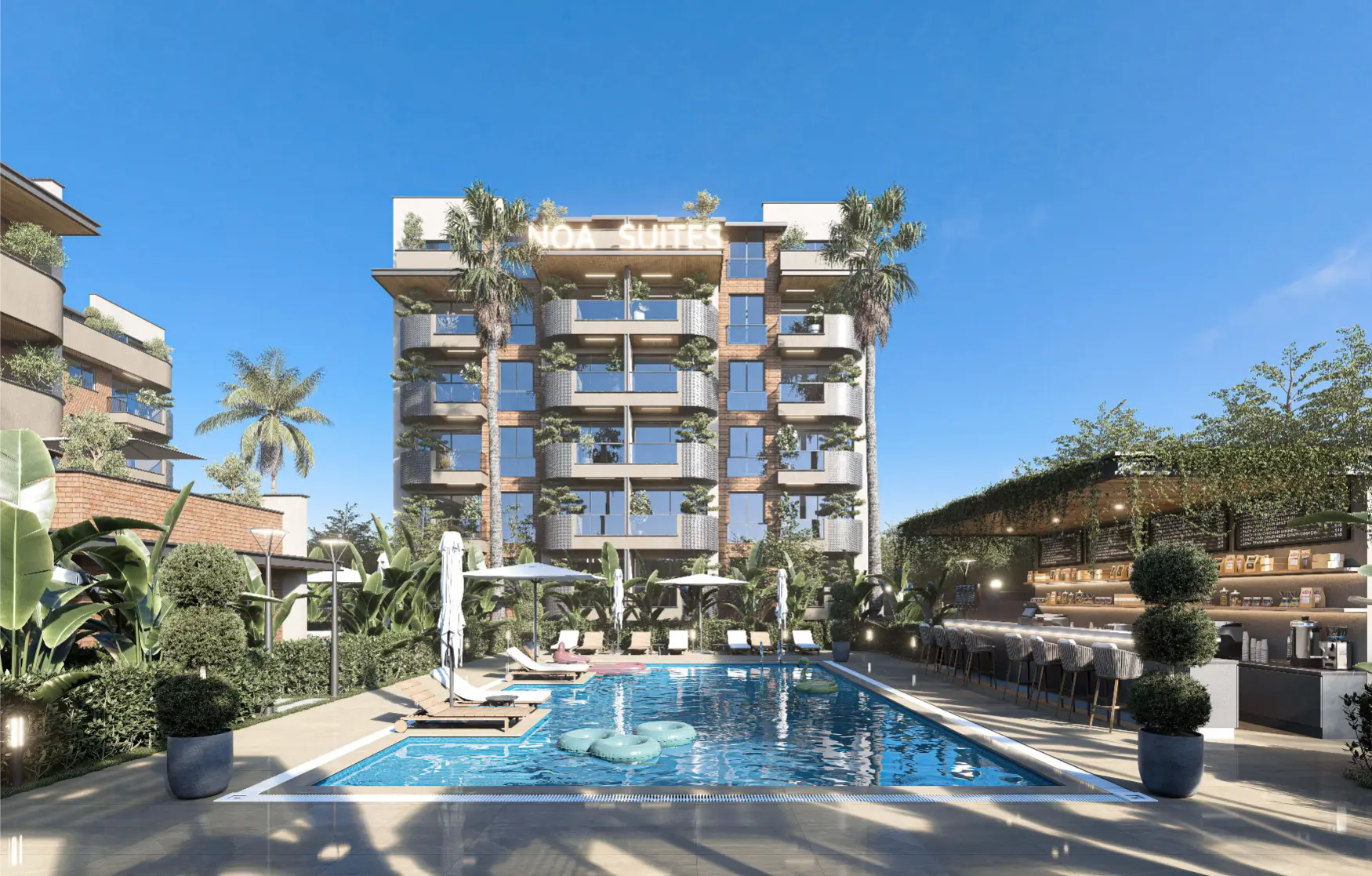 Luxury Apartments for Sale in Antalya with Two Pools